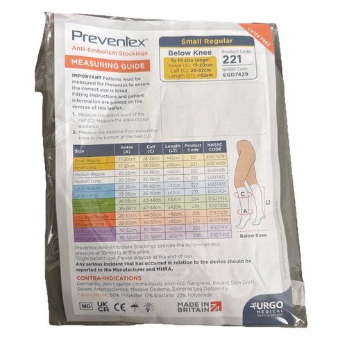 Preventex anti embolism - preventex, anti-embolism