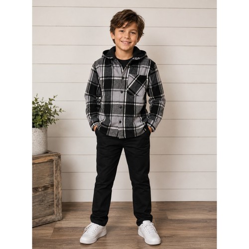 Tony hawk boys hooded - boys, flannel