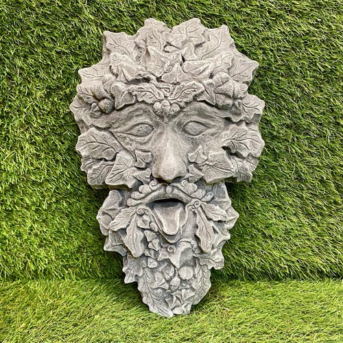 Concrete green leaf man - leaf,