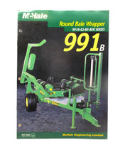 McHale Round Bale Wrapper 991B Farm Crops USA Farmer Parts Hay Straw Silage