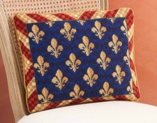 Ehrman FLEUR de LIS by CANDACE BAHOUTH medieval tapestry needlepoint kit  RARE