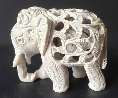 Vtg marble soapstone - marble/soapstone, hand