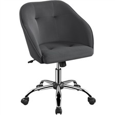 Makeup Vanity Home Desk Chair Height Adjustable Modern Swivel Office Armchair