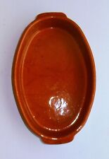 Terracotta Oval Dish 32cm x