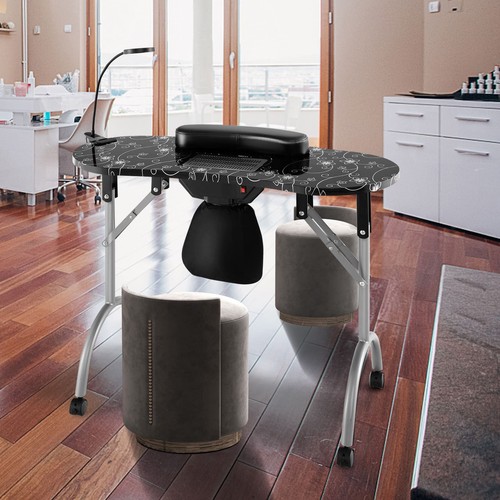 Portable nail table with - portable,