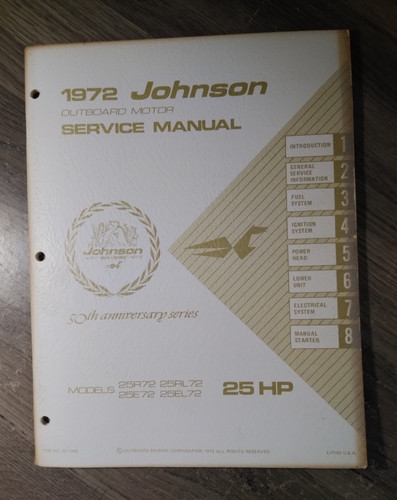 Johnson omc 1972 outboard - omc,