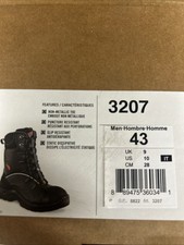Red Wing 3207 Petroking Black Work Safety Zipped Boots, UK Size 9 - NEW!