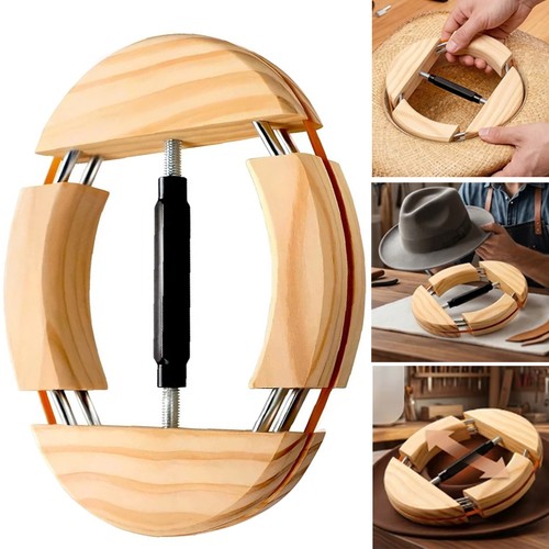 Way adjustable wooden hat - adjustable,