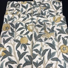 William Morris Bird & Pomegranate Mineral Eyelet Pair of Curtains - Sample - New