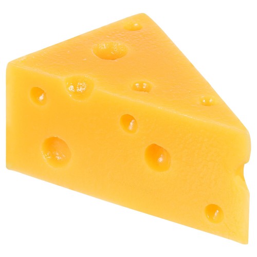 Foam cheese block decorative - cheese,
