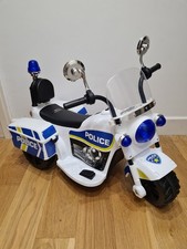 EVO Police 6V Kids Electric Ride-On Trike – Lights & Sounds – Ages 2+