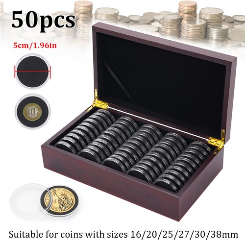 50pcs 46mm coin capsules - 50pcs,