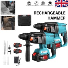 2 Batteries + Cordless Hammer