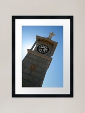 Clock tower Framed Art Print