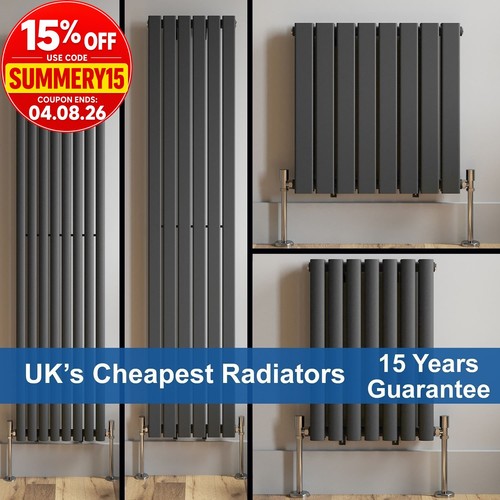 Anthracite designer radiator - designer,