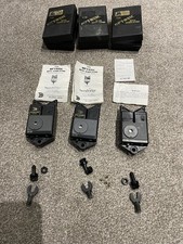 3 x Efgeeco OPTONIC magnetonic bite alarm’s. boxed and working. 