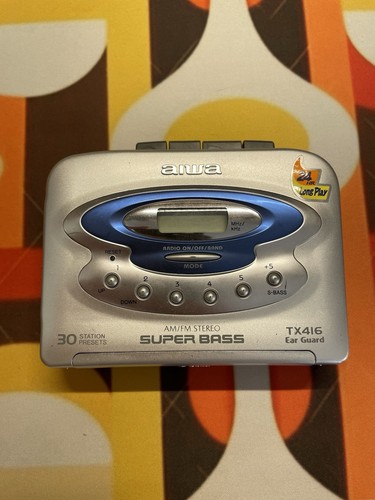 Aiwa tx416 walkman serviced - walkman,