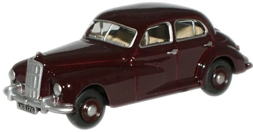 Oxford diecast maroon morris - oxford,