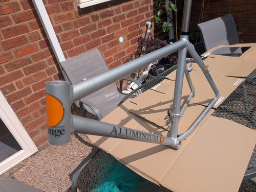 Orange aluminium 1991 frame - aluminium,