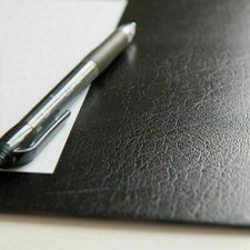 45cm wide BLACK LEATHER STICKY BACK PLASTIC VINYL D-C-FIX SELF ADHESIVE FILM