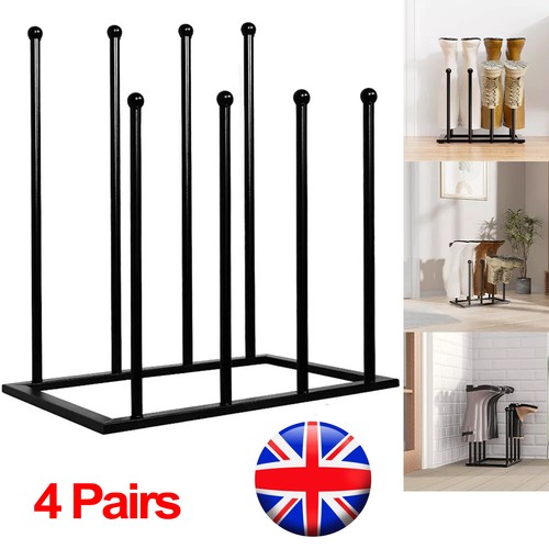 Pair metal welly - welly, stand