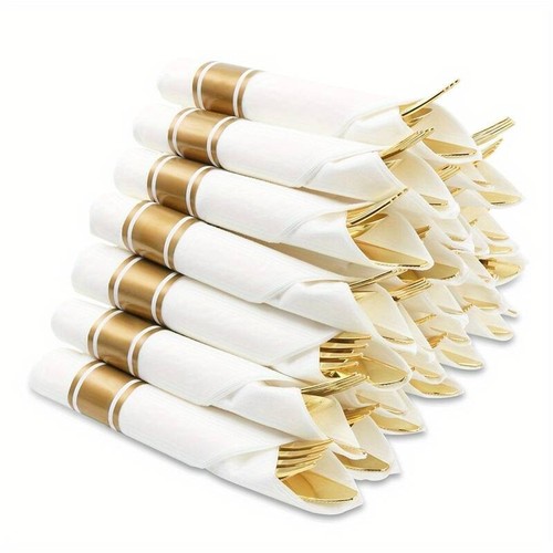 Prerolled cutlery and napkin - prerolled,