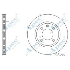 2x Brake Discs Vented For VW
