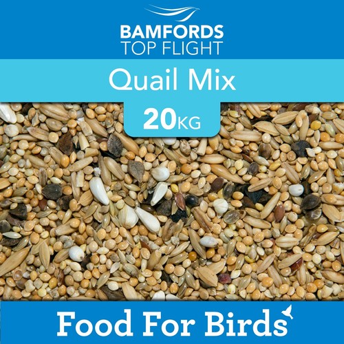 Bamfords quail feed 20kg high - 20kg,