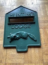 Cast Iron Letterbox Plate.