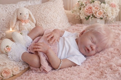 Reborn baby primrose asleep - baby,