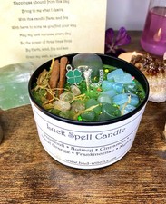 LUCK SPELL Candle Magick Wicca Pagan Witchcraft