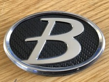 Elddis Black  Chrome Badge