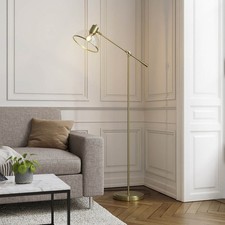 LED Floor Lamp Glass Shade