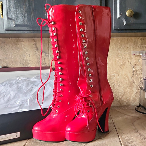 Pleaser electra 2020 - pleaser, red