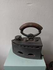 Vintage Cast Iron Sad Coal Fired Clothes Press Iron
