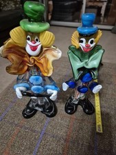 Vintage Murano Clowns X 2