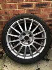 GENUINE MK1 FORD FOCUS ST170 17 INCH ALLOY WHEEL 15 SPOKE SILVER  2001-2005