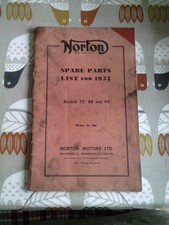 Norton spare parts list for