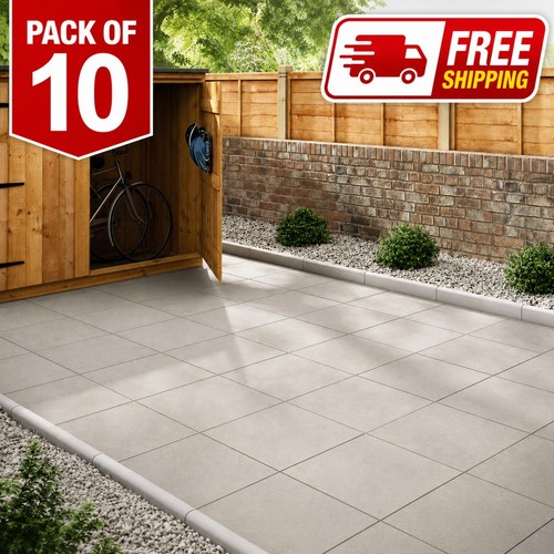 Concrete garden paving - concrete,