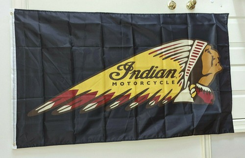 Indian motorcycles logo flag - indian,