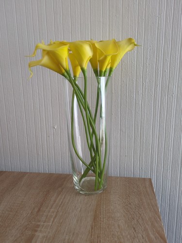 Elegant clear glass tapered - glass,