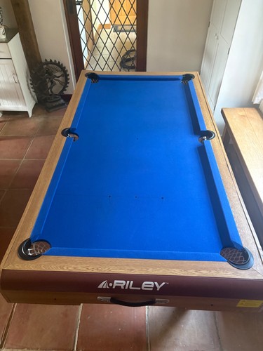 Riley 6ft folding pool snooker - 6ft,
