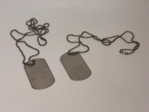 Military dog tags stainless - dog,