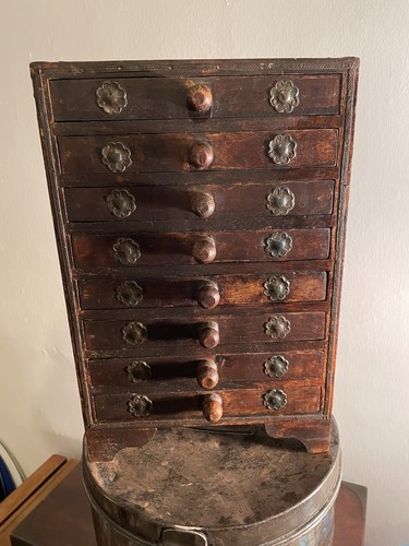 Hindu asian drawer - asian, wooden