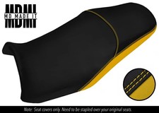FITS YAMAHA FAZER FZS 1000 01-05 CUSTOM GRIP VINYL SEAT COVER BLACK & YELLOW