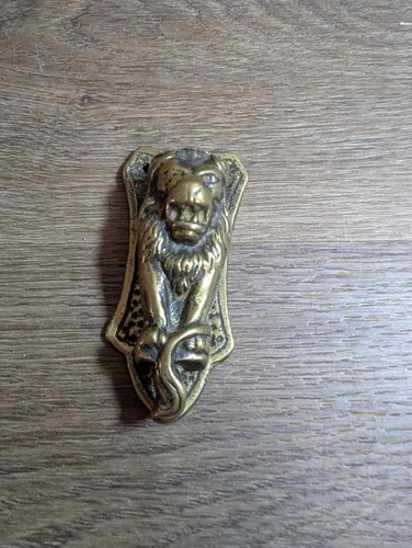 Lion vintage door knocker cast - vintage,