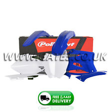Yamaha YZ250F YZF250 Polisport Plastics Kit 2006-2009 Blue White Plastic Set