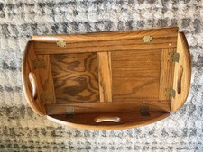 Vintage oak butler tray - oak, table