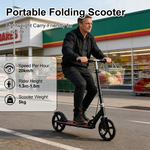 Folding adult scooter big - adult,