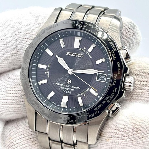 Seiko 7b25 0aa0 radio - seiko, solar